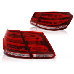 Feux arrière LED rouge blanc pour MERCEDES W212 E-KLASA 09-13 avec ampoule P21