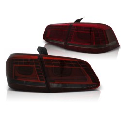 Feux arrière LED rouge fumé pour VW Passat B7 berline 10.10-10.14