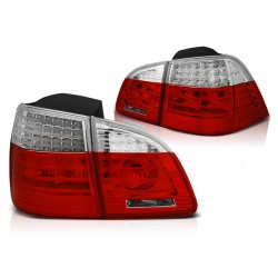 Feux arrière LED rouge blanc pour BMW E61 04-03.07 Touring