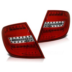 Feux arrière à LED rouge et blanc pour MERCEDES C-KLASA W204 KOMBI 07-10