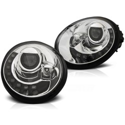 PHARES DIURNES CHROME pour VW NEW BEETLE 10.98-05.05