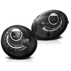 Phares Daylight Noir pour VW New Beetle 10.98-05.05