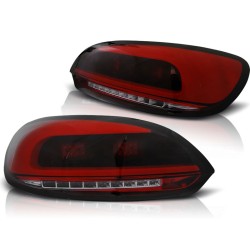 Feux arrière LED BAR rouge fumé pour VW Scirocco III 08-04.14