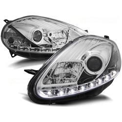 Phares FIAT GRANDE PUNTO 08-09 Feux de Jour Chrome