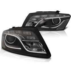 Phare Audi Q5 led DRL noirs 11.08 - 09.12