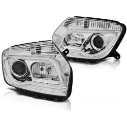 Phares DACIA DUSTER 04.10-14 TUBE LIGHT CHROME