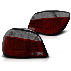 Feux arrière LED BAR rouge fumé pour BMW E60 03.07-12.09