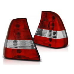 Feux arrière rouge blanc pour BMW E46 06.01-12.04 Compact