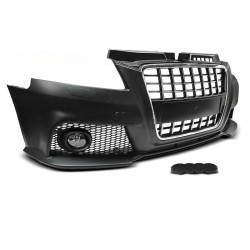 Pare-chocs avant sport chrome noir compatible AUDI A3 08-12