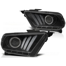 Phares FORD MUSTANG V 10-13 TUBE LIGHT NOIR