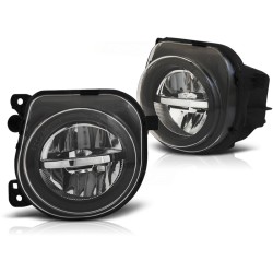Feux antibrouillard chromés LED compatibles BMW F10 F11 F07 LCI 06.13-16