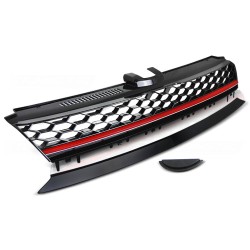 Grille Sport Noir Rouge compatible VW Golf 7 13-17