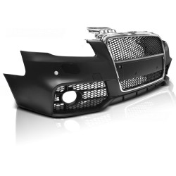 Pare-chocs avant sport chrome noir PDC compatible AUDI A4 04-08