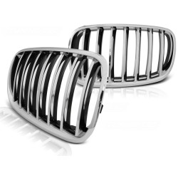 Grille chromée compatible BMW X5 E70 X6 E71 08-