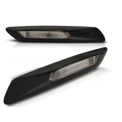 Clignotants latéraux noir brillant LED compatible BMW F10/F11 10-13