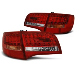 Feux arrière LED rouge blanc pour AUDI A6 C6 05-08 AVANT