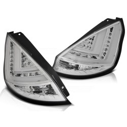 Feux arrière FORD FIESTA MK7 08-12 HB LED BAR CHROME