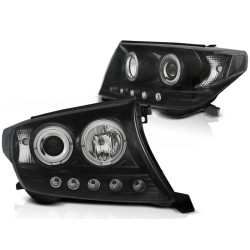 Phares noirs Toyota Land Cruiser FJ200 07-12