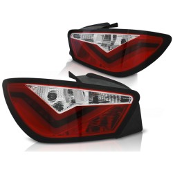 Feux arrière LED BAR rouge blanc pour SEAT IBIZA 6J 3D 06.08-12