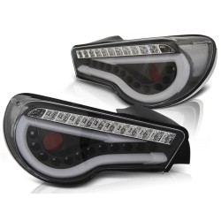 Feux arrière TOYOTA GT86 12-16 LED BAR NOIR SÉQUENTIEL