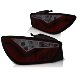 Feux arrière LED BAR rouge fumé pour SEAT IBIZA 6J 3D 06.08-12