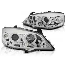 Phares OPEL ASTRA G 09.97-02.04 ANGEL EYES CCFL CHROME