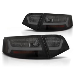 Feux arrière à LED noir fumé séquentiel pour AUDI A6 08-11 berline