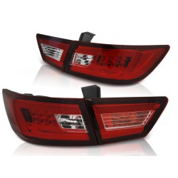 Feux arrière RENAULT CLIO IV 13-16 HATCHBACK LED BAR ROUGE BLANC