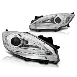 Phares MAZDA 3 09-10.13 TUBE LIGHT CHROME