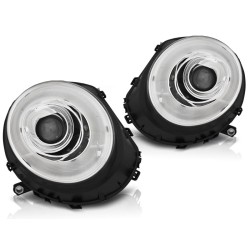 PHARES TUBE LIGHT CHROME pour BMW MINI (COOPER) 06-14