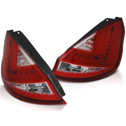 Feux arrière FORD FIESTA MK7 08-12 HB LED BAR ROUGE BLANC