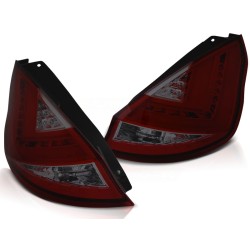 Feux arrière FORD FIESTA MK7 12-16 HB LED BAR ROUGE FUMÉ
