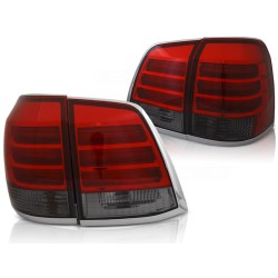 Feux arrière LED rouge fumé pour TOYOTA LAND CRUISER FJ200 07-15