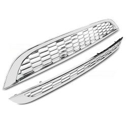 Grille S Type Chrome compatible avec MINI COOPER 01-06 R50 / R53