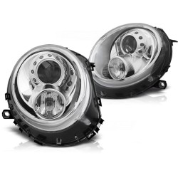 PHARES CHROME pour BMW MINI (COOPER) 06-14