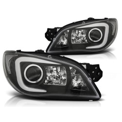 Phares SUBARU IMPREZA II GD 06-07 TUBE LIGHT NOIR