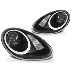Phares Xénon Noirs compatibles avec Porsche Boxster / Cayman 987 05-08