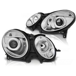 Phares chromés pour MERCEDES W211 E-KLASA 05.06-09