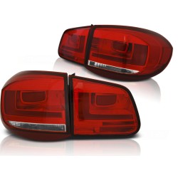 Feux arrière LED BAR rouge blanc pour VW Tiguan 07-07.11