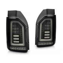 Feux arrière à LED fumé noir blanc pour VW T6 15-19