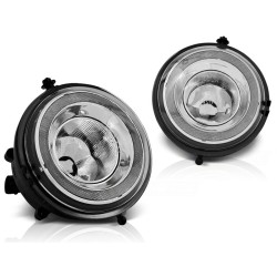 Feux de brouillard ANGEL EYES LED DRL pour BMW MINI COOPER R55, R56, R57