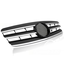 Grille sport noir chrome compatible MERCEDES W203 00-07
