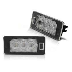 ÉCLAIRAGE LED 3x PLAQUE TRANSPARENT compatible BMW E90 / F30 / F32 / E39 / E60 / F10 / X3 / X5 / X6