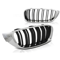 Calandre noire chromée style sport pour BMW F32, F33, F36 2013-2020