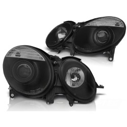 Phares noirs pour MERCEDES W211 E-KLASA 05.06-09