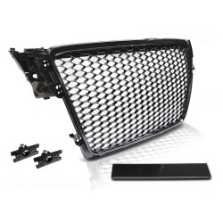 Grille Sport Noir Brillant pour AUDI A4 B8 08-11