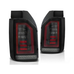 Feux arrière LED BAR fumé noir rouge pour VW T6 15-19