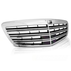Grille sport chrome noir compatible MERCEDES W221 09-13