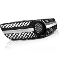 Calandre sport noire chrome pour Mercedes SL R230 2001-2006
