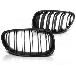 Grille noire brillante double barre look sport compatible BMW E60/E61 07.03-10